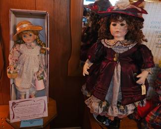 Crimson Collection Doll With Watering Can with COA, Seymour Mann Doll!
