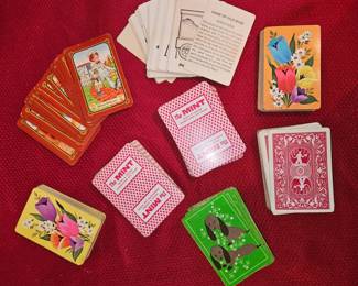 Vtg Old Maid & Playing Cards!
