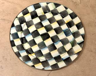 MacKenzie-Childs Courtly Check Serving Platter $90 (1 lb)