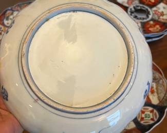 Imari 7 plates 