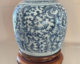 Chinese Porcelain ginger Jar $500