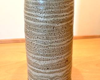 Handcrafted Japanese Art Pottery Vase 
(4.5 X 9.5h) $120 (5 lb)
