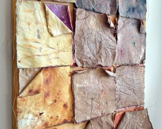 Mixed Media and Canvas by Diane Cooper (49”h x 36”w x 4”d) $1500 (15 lb)