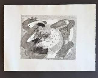 Etching Ink Print on Arches Paper by Diane Cooper (22”h x 30”w) $200 (2 lb)