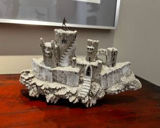 Sand mixture sculpture Sand Castle signed Odette 9”w  x 6”h  x 2.5”h
$ 200
Aprox weight 3 lb