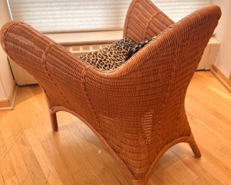 Dryad and Co Rattan Bentwood Armchair (34”h x 35”w x 21”d) $3600 (50 lb)