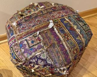 Rug and Carpet Hexagon Pouf Footstools (18”w x 13”h) $150 each (20 lb)