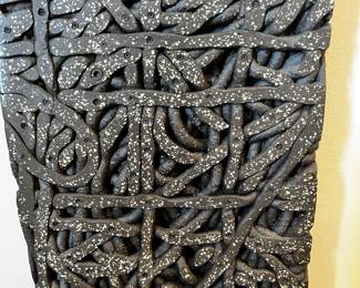 Abstract Stone Signed Moon Child and Jarod Earth (15.5”h x 7”w x 1.25”d )
$1000 (15 lb)