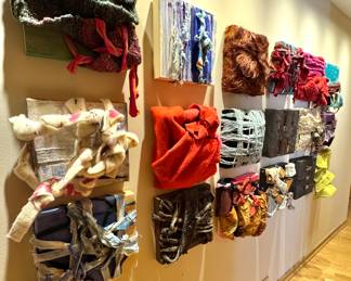 Mixed Media Sculpture Wall Art by Diane Cooper  (18 Pieces - 12" x 12" Panels) $2800 Each (10 lbs)