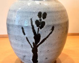Stoneware Art Pottery Vase 
(9”h x 7”w) $100 (3 lb)