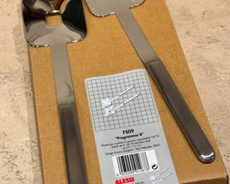 Alessi program 8 Salad Servers $50