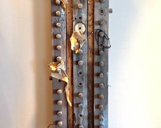 Diane Cooper Mixed Media Wall Art
(46h x 9w x 8d) $15000 eacb (25 lb)