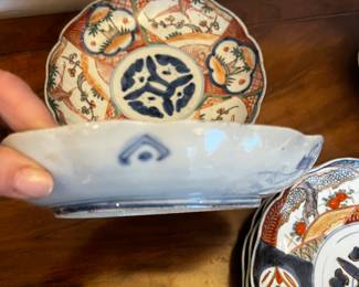 Imari 7 plates 