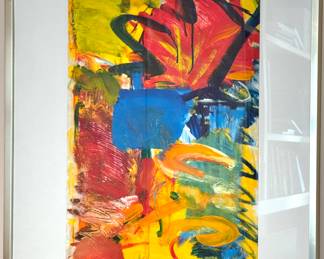 Acrylic on Paper by Diane Cooper (27”w x 36”h) $2000 (25 lb)