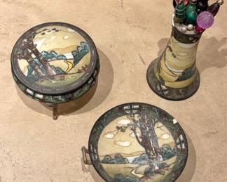 Vintage Nippon Painted Vanity Set $250 (5 lb)