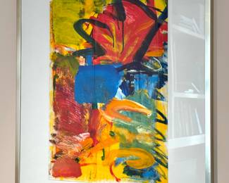 Acrylic on Paper by Diane Cooper (27”w x 36”h) $2000 (25 lb)