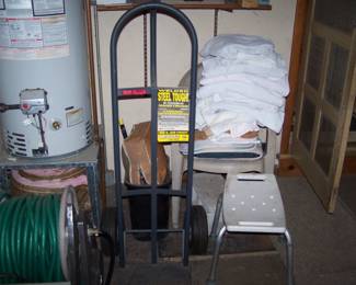 HAND TRUCK & SHOWER STOOL