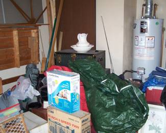 BOWL & PITCHER SET & MORE IN THE GARAGE