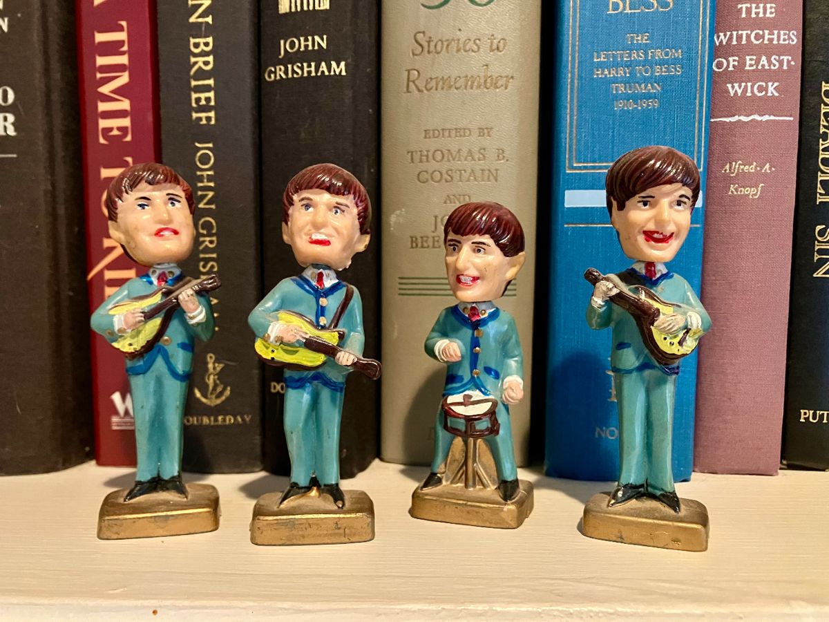 Vintage Japanese Beatles figurines