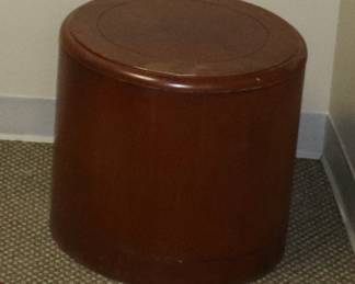Item 36 Wood Side Table Round