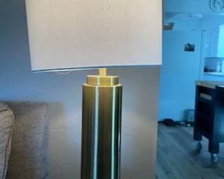 Matching set of 2 gold lamps