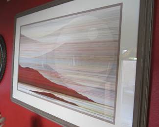 Marcus Uzilevsky 'Linearism' Framed Print