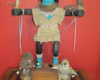 Large Hopi Warrior Kachina 