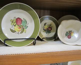 Vintage Poppy Trail Metlox Provencial Fruit Stoneware