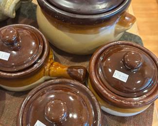 Stoneware Lidded Pot