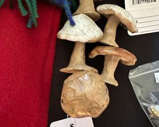 Clay Mushroom Set