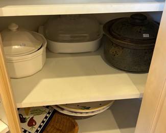 Casserole Dishes, Plates, Baskets