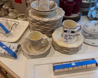 Home Brown Fern 20 Piece China Set
