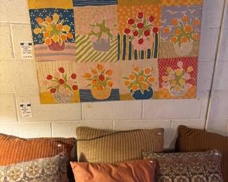 Marimekko Fabric Stretched Over Canvas