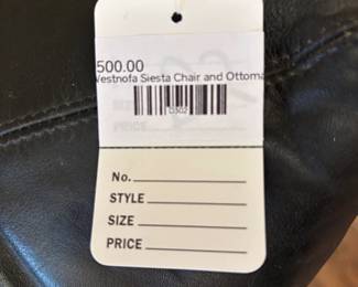 Westnofa Siesta Chair and Ottoman
