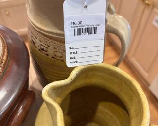 Stoneware Pottery Jug