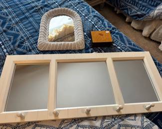Wicker Mirror