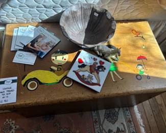 Vintage Hand Painted Toy Box