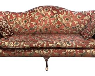 Floral Upholstered Sofa