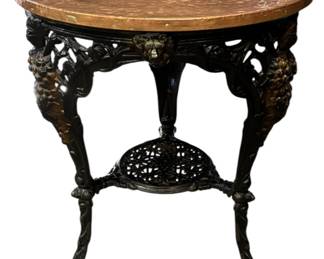 Gorgeous Cast Iron Copper Table