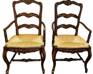 French Provincial Ladderback Chairs