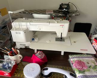 Janome M-7 Continental programmable sewing machine used in quilt making and other applications