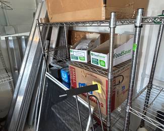 Garage shelving and storage cabinets ALL FOR SALE