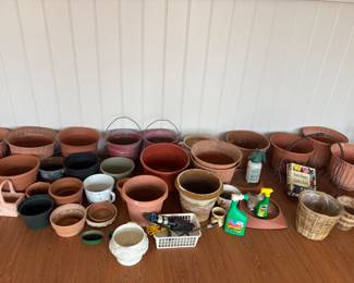 Estate Sale Garden pots
