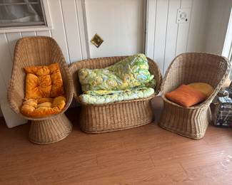 Estate Sale Wicker furniture