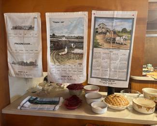 Estate Sale Kitchen linen calendars