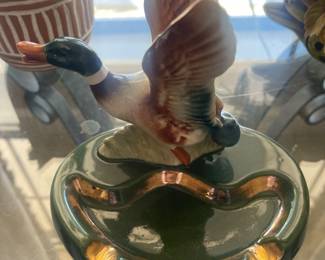Vintage duck ashtray