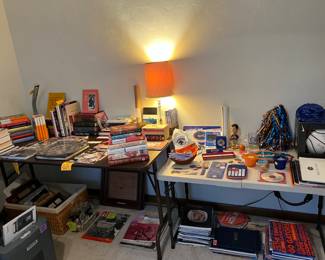 Books, sports memorabilia