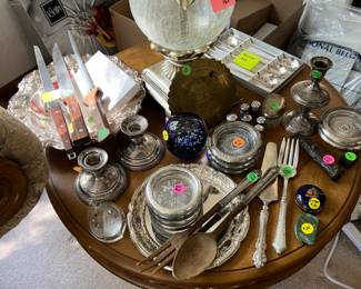 Silver, Dansk, paperweights