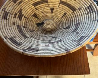 Woven native basket