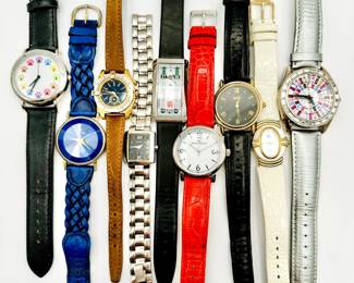 Fashion watches including Anne Klein, Berenger, Guess